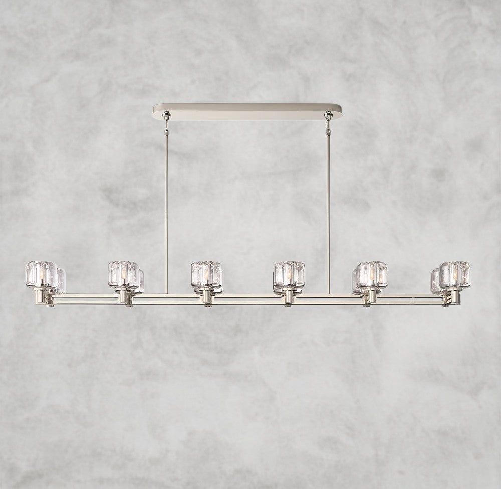 Demaret double Linear chandelier 54", 72"